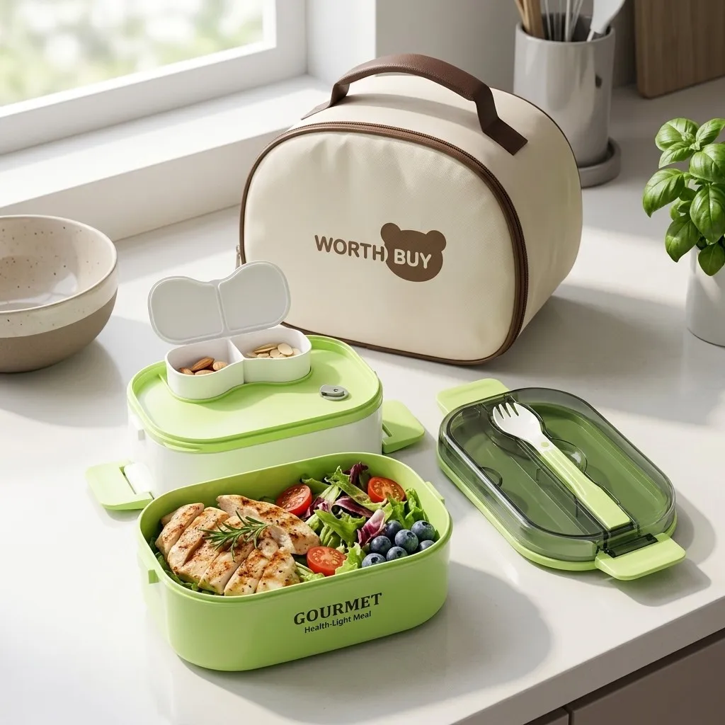 Meal Prep Or Prep Meal - Lonchera Bento de Plástico Apta para