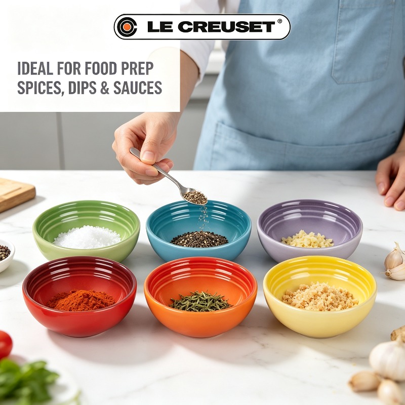 Meal Prep Kitchen - Juego de 6 cuencos de gres