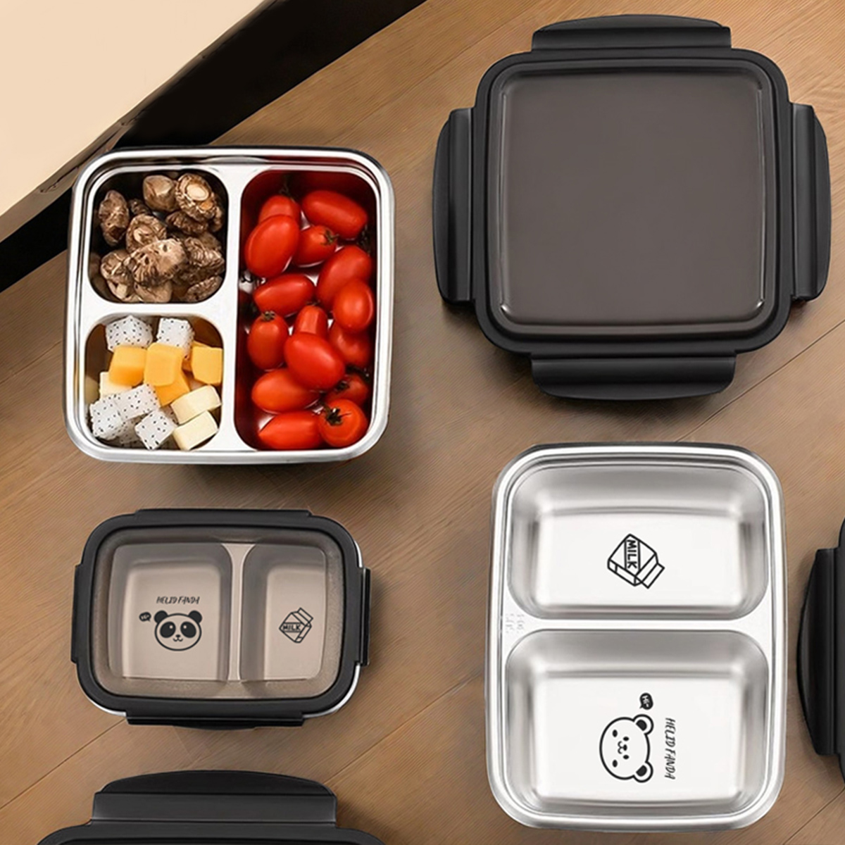 WORTHBUY-fiambrera de acero in - Meal Prep Bowl reseña y precio