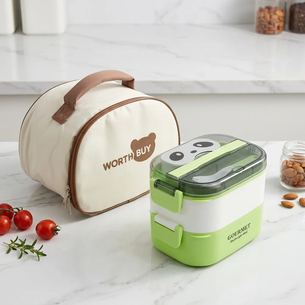 Lonchera Bento de Plástico Apt - Meal Prep Or Prep Meal reseña y precio