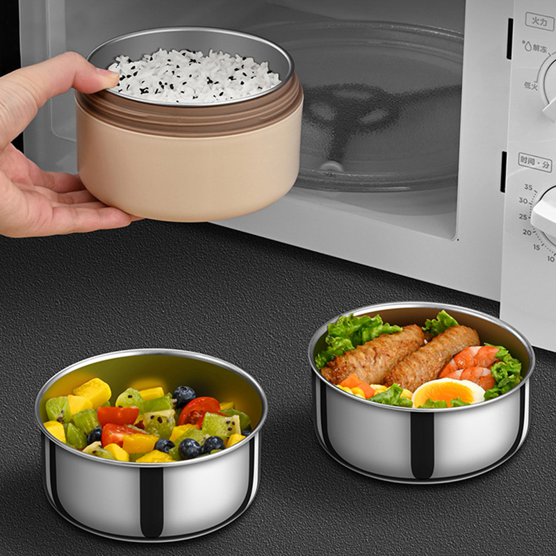 Juego de 4 recipientes portáti - Meal Prep Bowl reseña y precio