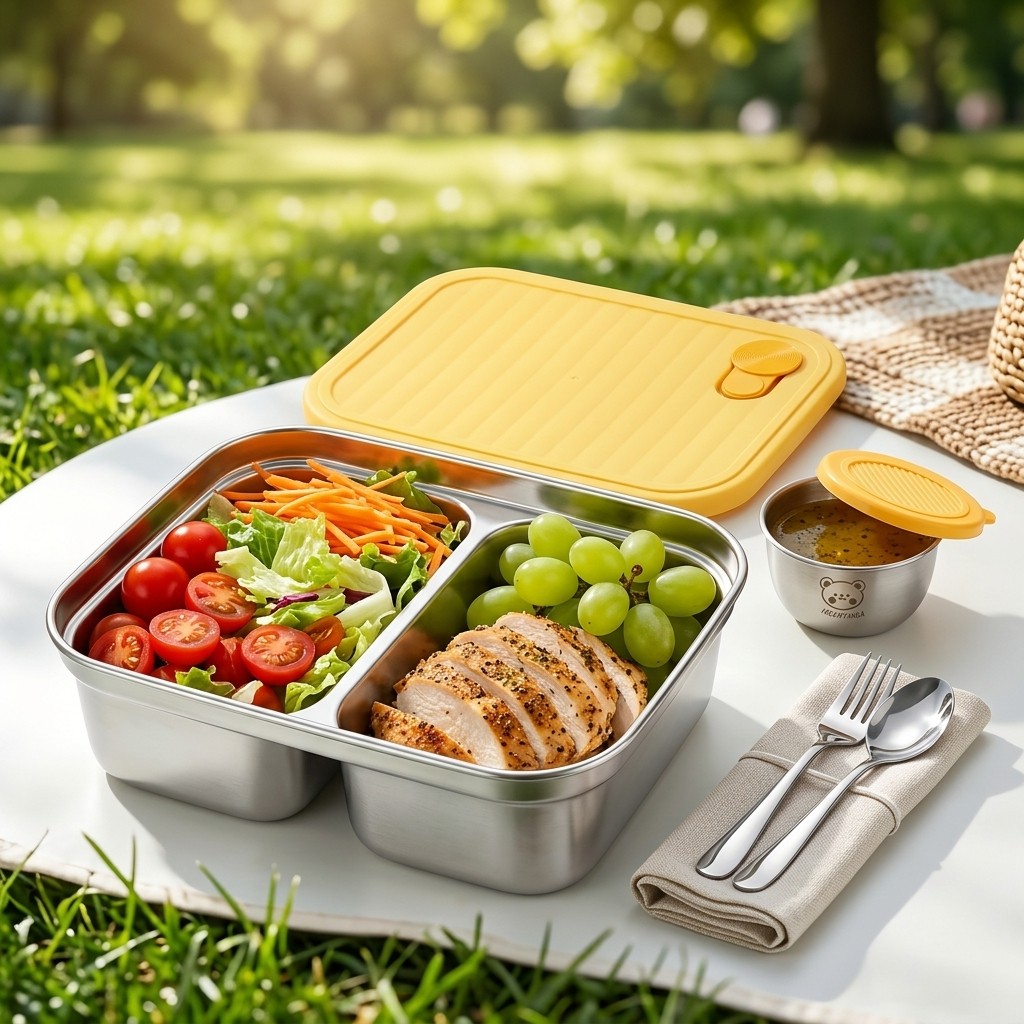 Contenedor de almuerzo de acer - Meal Prep Bowl reseña y precio