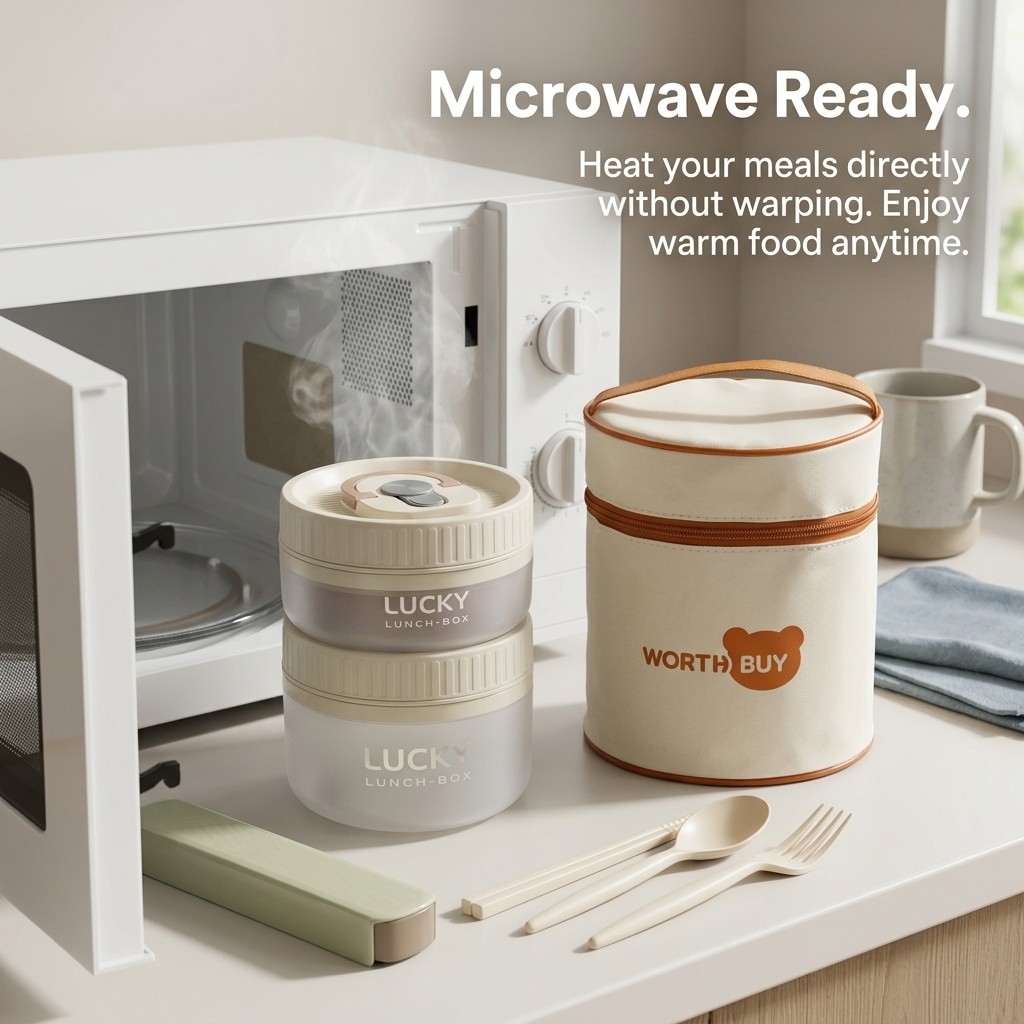 Lonchera Redonda Bento Apta pa - Meal Prep Or Prep Meal reseña y precio
