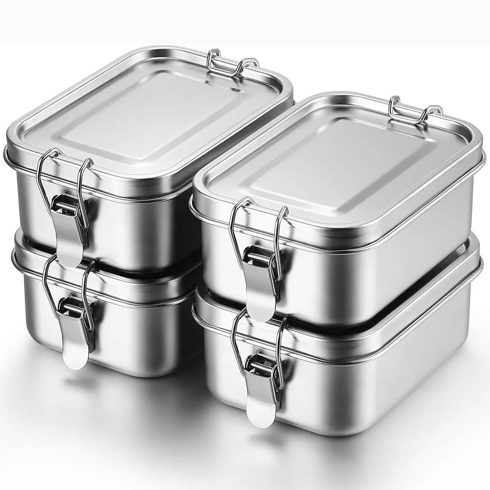 Caja Bento de acero inoxidable - Meal Prep Bowl reseña y precio